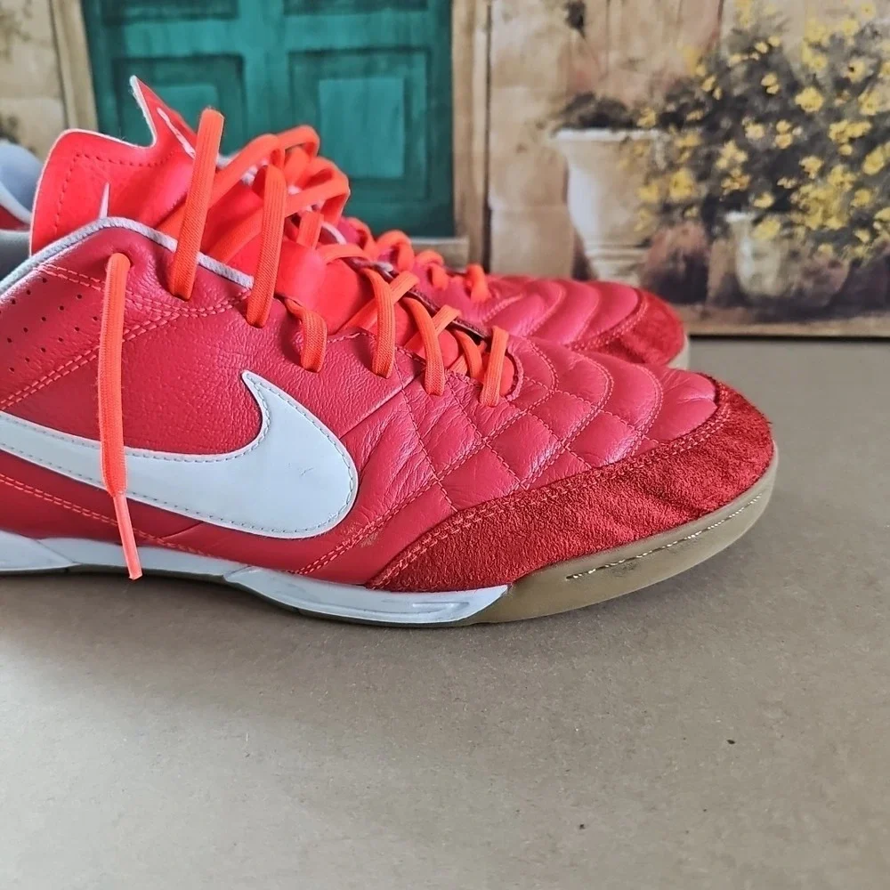Nike Tiempo Natural IV Leather IC US 14 UK 13 509090 619 Soccer Futsal Shoes